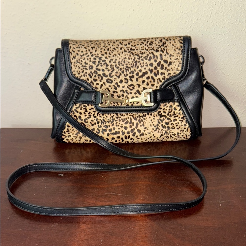 Sam Edelman Brown and Black Crossbody Bag